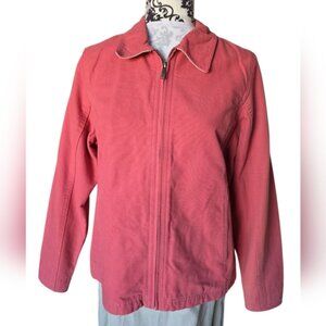 Canvas Work Wear Jacket Pink by Dri Duck Women's Sz M